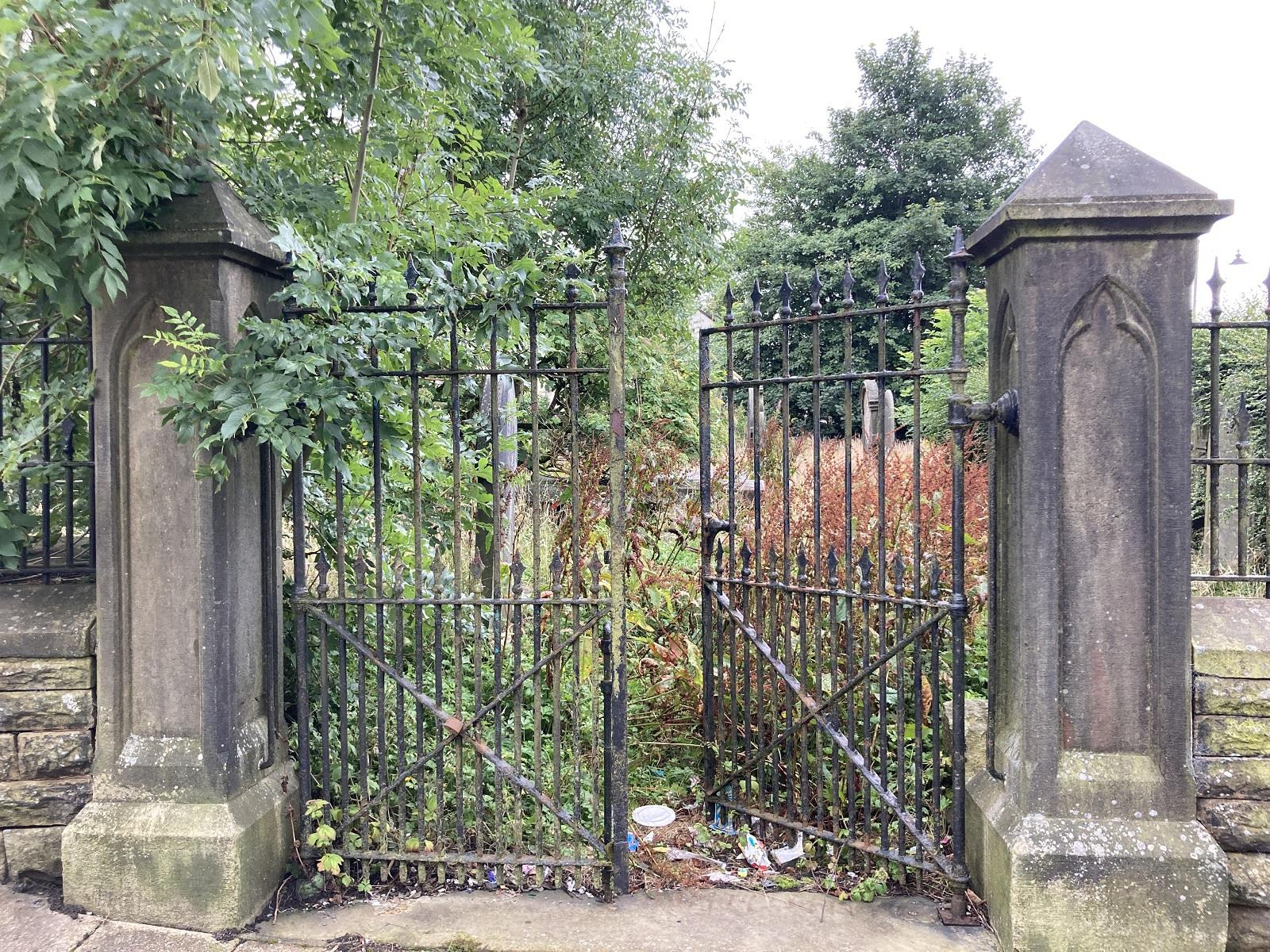 Haslingden Graveyard Gate before