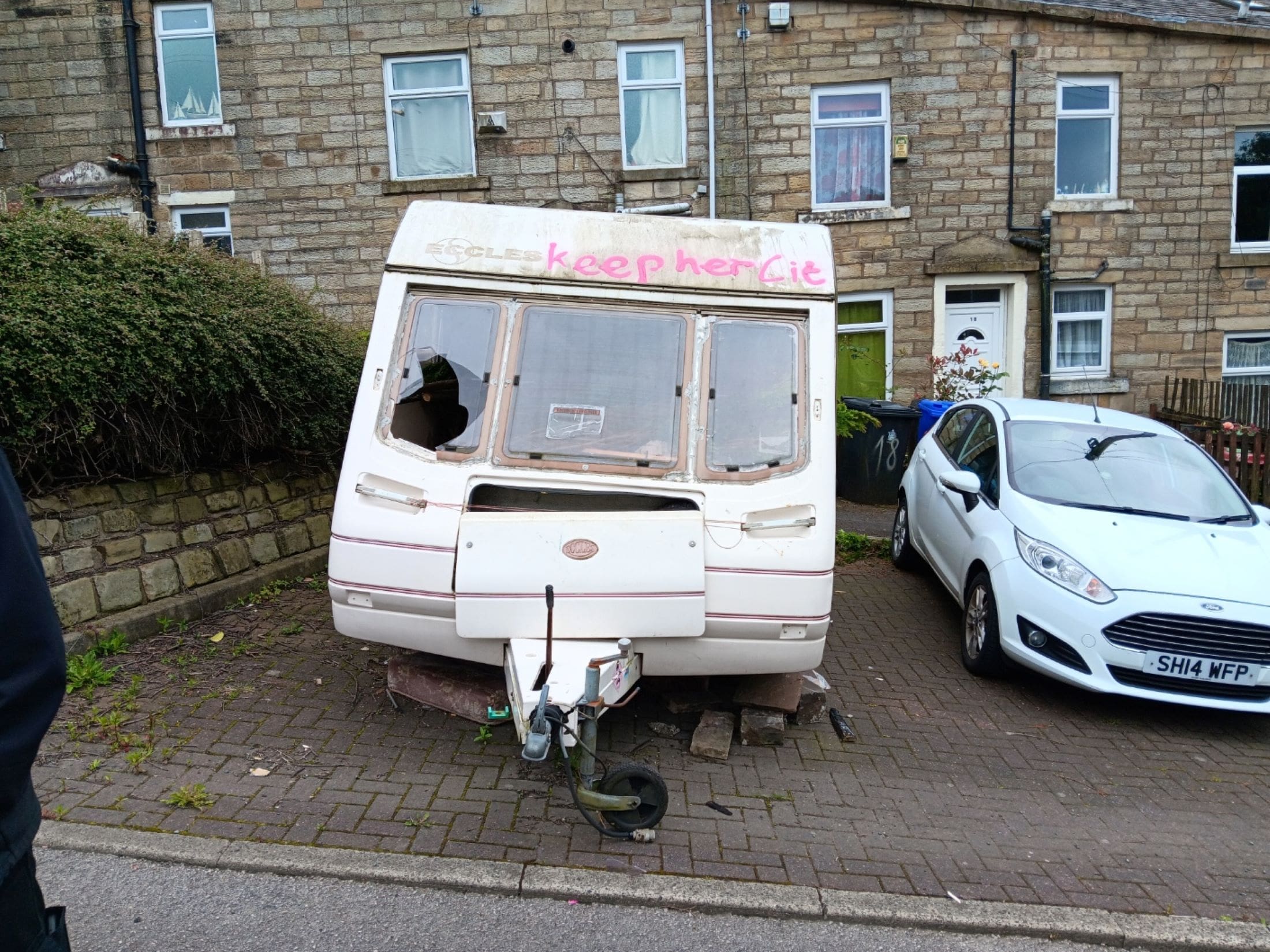 abandoned vehicle