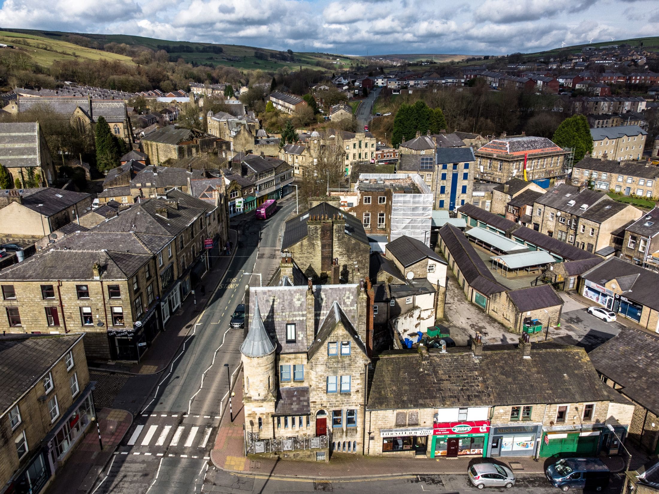 Bacup town centre