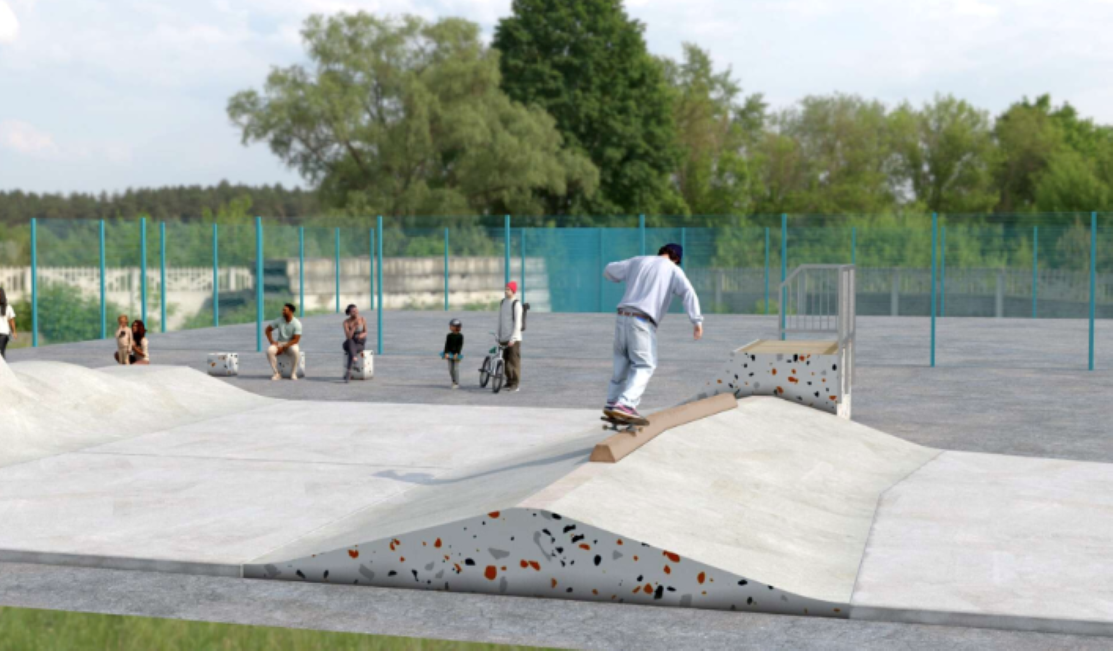 Victoria Park Skatepark CGI - 1